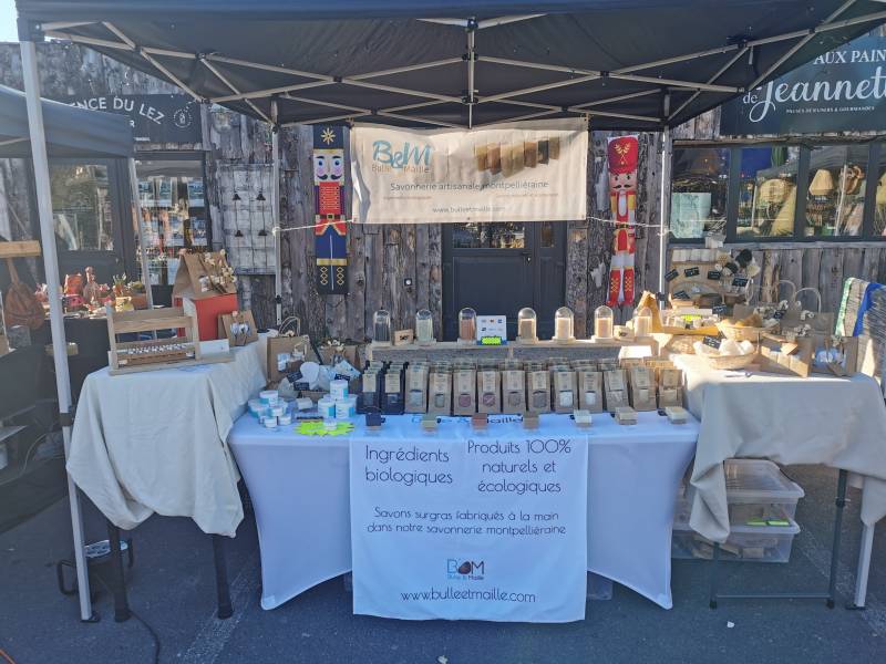 marché de Noël à Montpellier idée cadeau artisanal proche de Sète dans l'Hérault